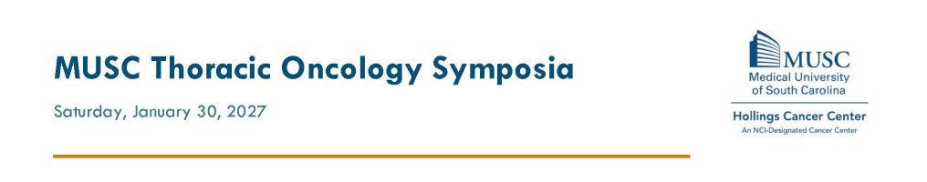 MUSC Thoracic Oncology Symposia Banner